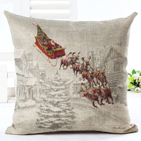 Premium Christmas linen pillowcase - 0 from Empire of LaTz - Only £12.85! Explore at Empire of LaTz