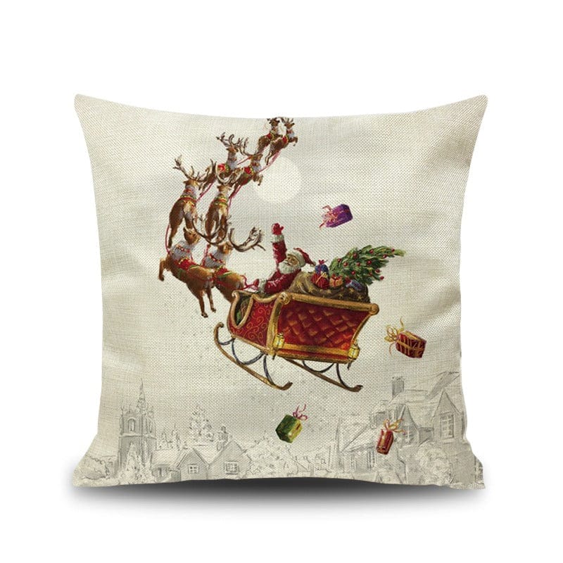 Premium Christmas linen pillowcase - 0 from Empire of LaTz - Only £12.85! Explore at Empire of LaTz