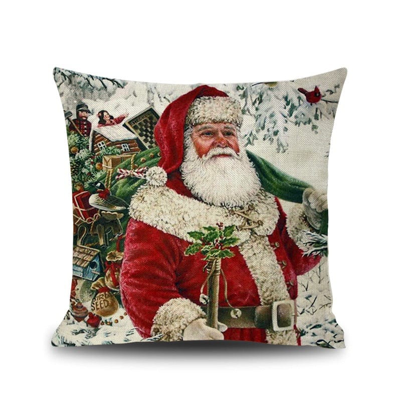 Premium Christmas linen pillowcase - 0 from Empire of LaTz - Only £12.85! Explore at Empire of LaTz