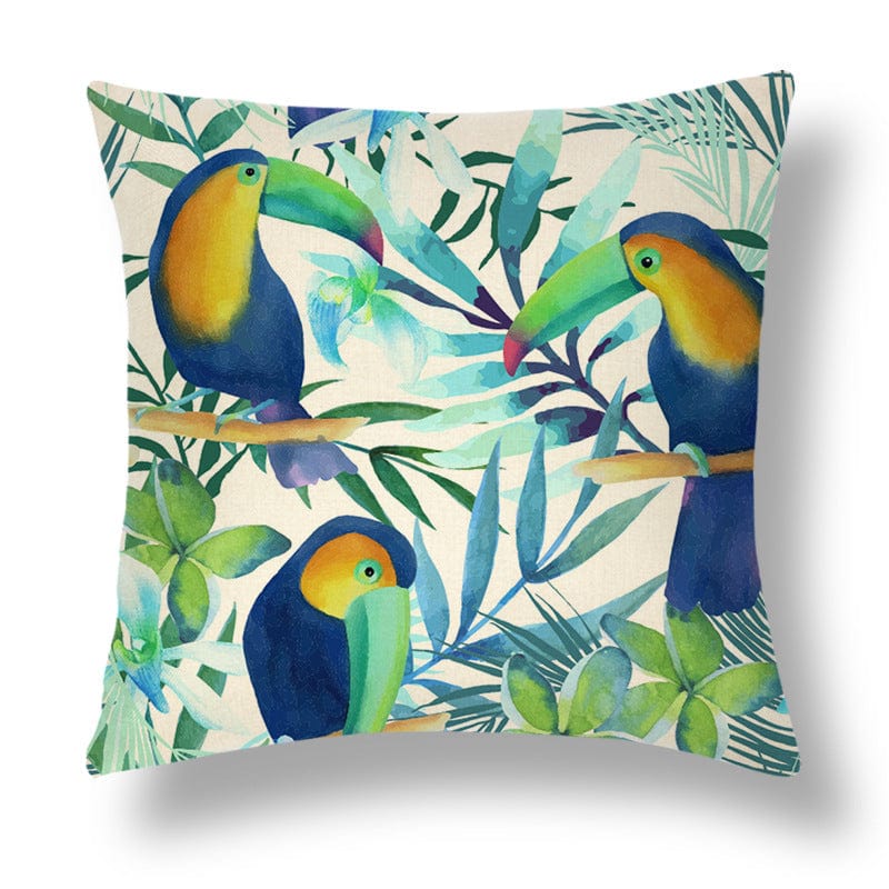 Empire of LaTz 0 7Style / 45x45cm Tropical Series Linen Throw Pillow Case Cushion Cover