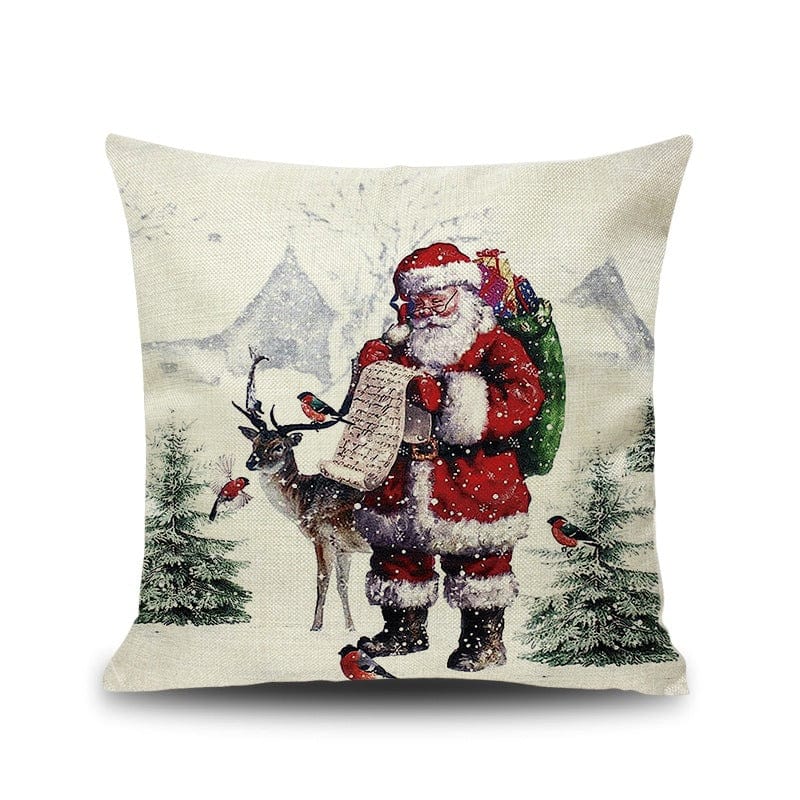 Premium Christmas linen pillowcase - 0 from Empire of LaTz - Only £12.85! Explore at Empire of LaTz