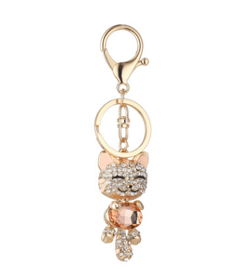 Premium Fashion Enamel Lucky Cat Crystal Keychain Alloy Keyring For Women Party Gift Key chains - 0 from Empire of LaTz - Only £15.51! Explore at Empire of LaTz