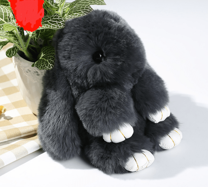 Premium Rabbit Fur Key Chains For Women Bag Toys Doll Fluffy Pom Pom Lovely - 0 from Empire of LaTz - Only £16.49! Explore at Empire of LaTz