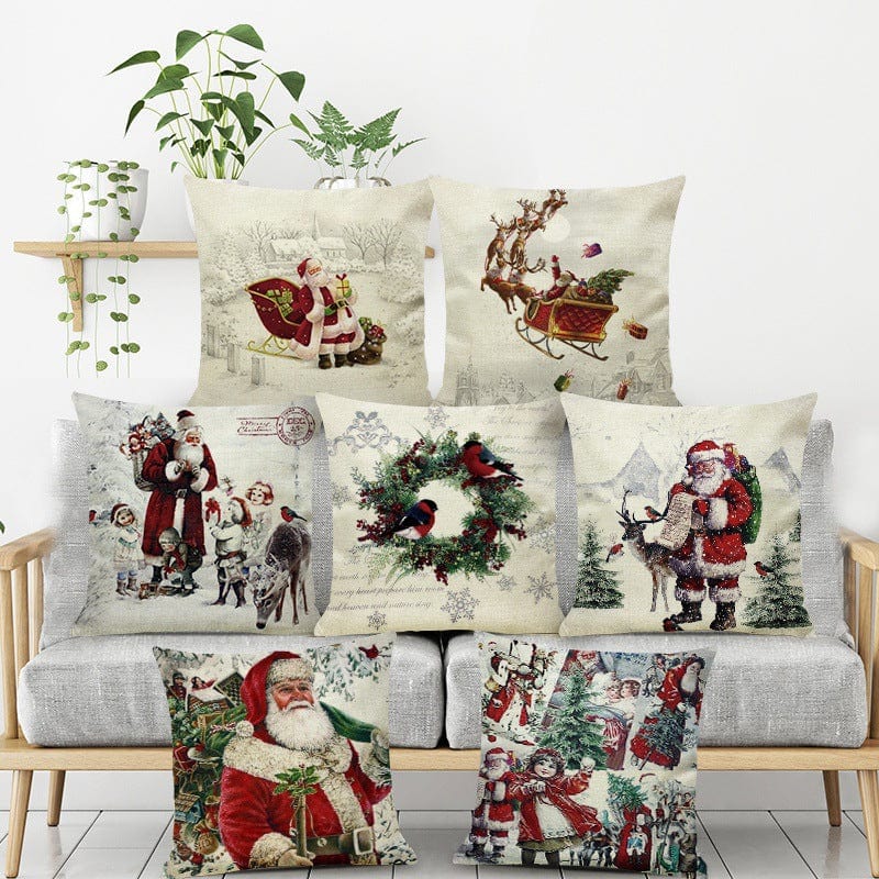 Premium Christmas linen pillowcase - 0 from Empire of LaTz - Only £12.85! Explore at Empire of LaTz