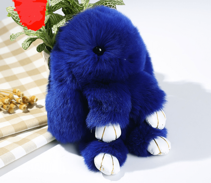 Premium Rabbit Fur Key Chains For Women Bag Toys Doll Fluffy Pom Pom Lovely - 0 from Empire of LaTz - Only £16.49! Explore at Empire of LaTz