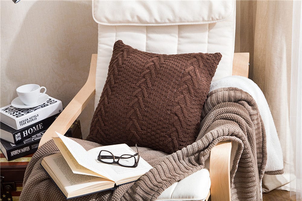 Premium Coarse wool knitted cushion - 0 from Empire of LaTz - Only £47.88! Explore at Empire of LaTz