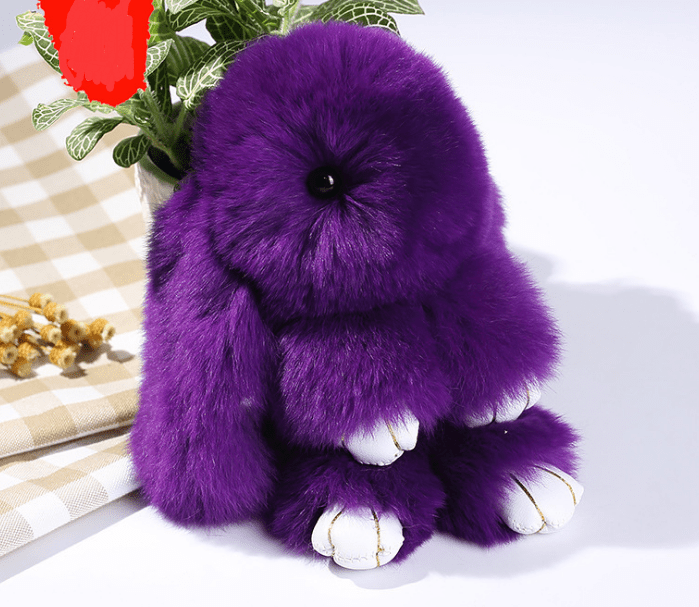 Premium Rabbit Fur Key Chains For Women Bag Toys Doll Fluffy Pom Pom Lovely - 0 from Empire of LaTz - Only £16.49! Explore at Empire of LaTz