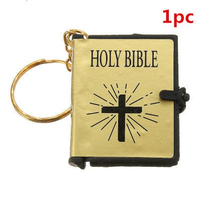 Premium Cross mini bible book pendant keyring - 0 from Empire of LaTz - Only £16.16! Explore at Empire of LaTz