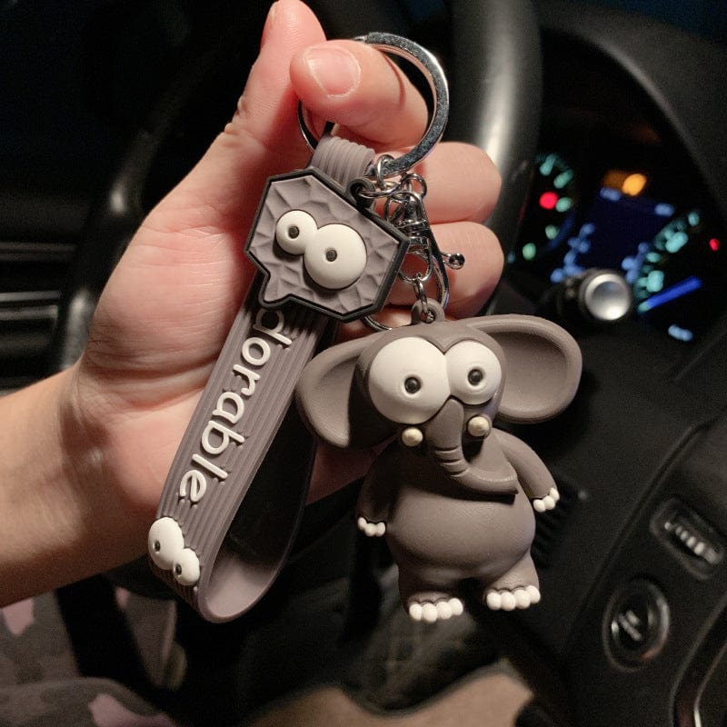 Premium 2021 cute elephant key chain silicone cartoon animal keyring bag pendant pendant - 0 from Empire of LaTz - Only £15.38! Explore at Empire of LaTz