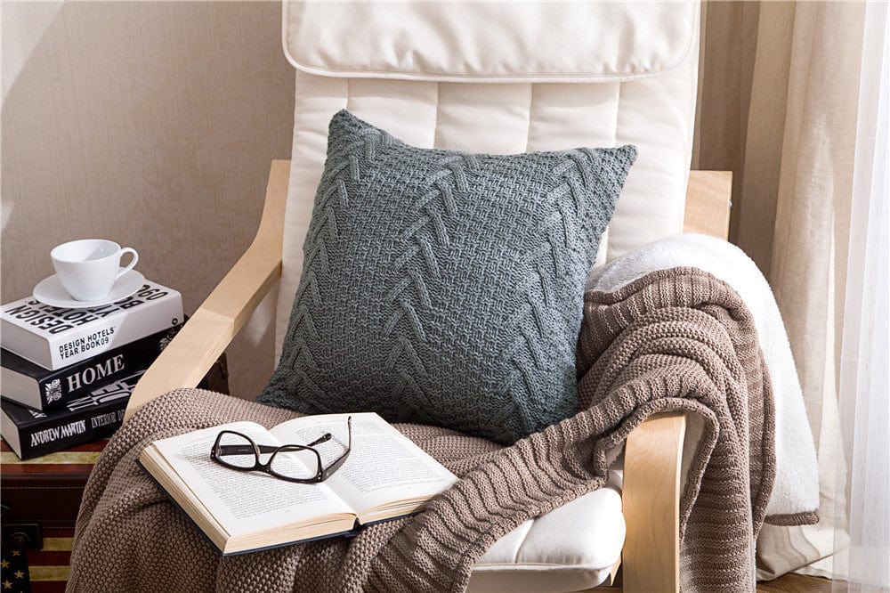 Premium Coarse wool knitted cushion - 0 from Empire of LaTz - Only £47.88! Explore at Empire of LaTz