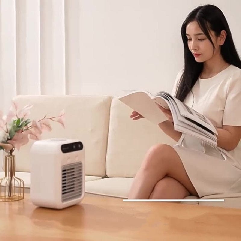 Empire of LaTz 0 Ivory White / L7 Humidifying Air Cooler Air Conditioner Air Cooler Fan Water Cooling Fan Air Conditioning For Room Office Portable Air Conditioner Cars