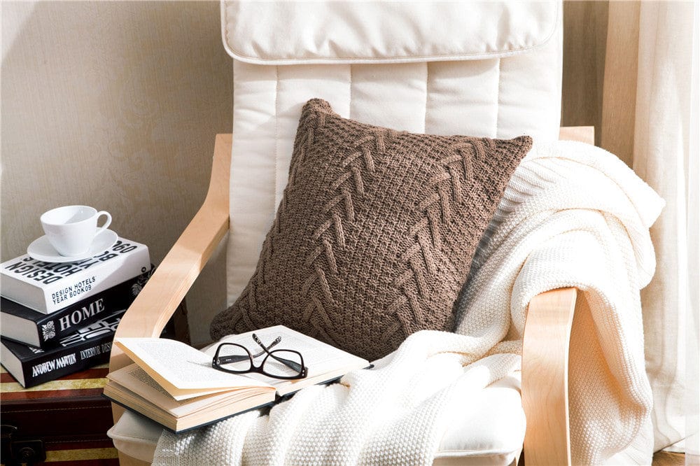 Premium Coarse wool knitted cushion - 0 from Empire of LaTz - Only £47.88! Explore at Empire of LaTz