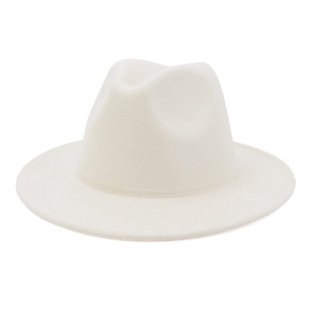 Empire of LaTz 0 Lightwhite / 56to58 GEMVIE All-match Wide Brim Fedora Hat