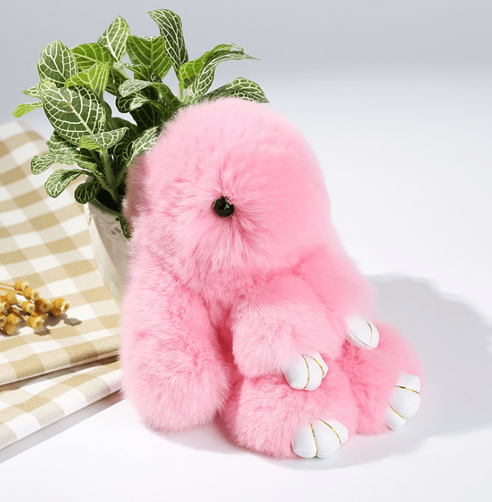 Premium Rabbit Fur Key Chains For Women Bag Toys Doll Fluffy Pom Pom Lovely - 0 from Empire of LaTz - Only £16.49! Explore at Empire of LaTz