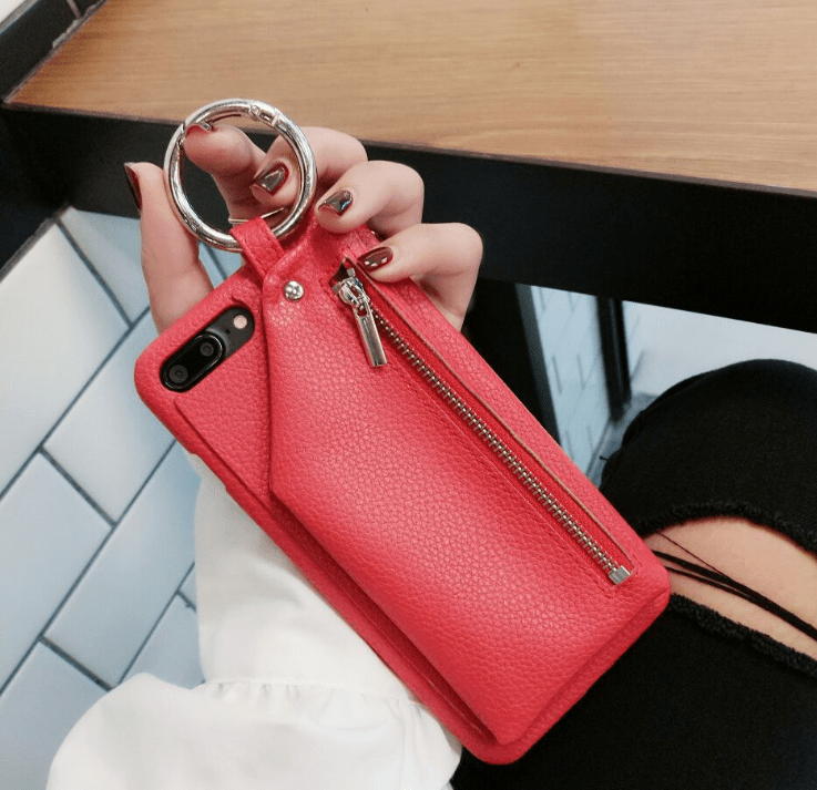 Premium Compatible with Apple, Iphone Case With Leather Pouch and Keyring - 0 from Empire of LaTz - Only £17.99! Explore at Empire of LaTz