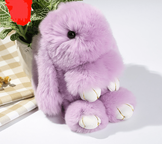 Premium Rabbit Fur Key Chains For Women Bag Toys Doll Fluffy Pom Pom Lovely - 0 from Empire of LaTz - Only £16.49! Explore at Empire of LaTz