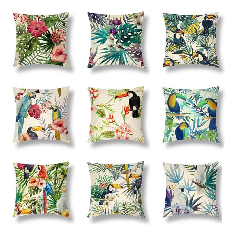 Premium Tropical Series Linen Throw Pillow Case Cushion Cover - 0 from Empire of LaTz - Only £15.22! Explore at Empire of LaTz