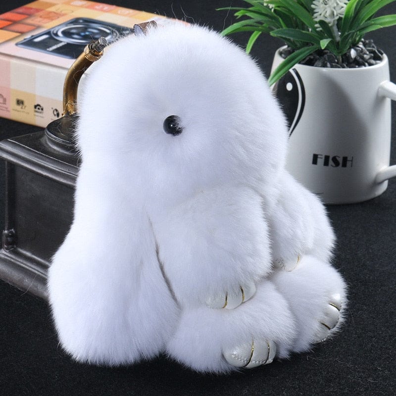 Premium Rabbit Fur Key Chains For Women Bag Toys Doll Fluffy Pom Pom Lovely - 0 from Empire of LaTz - Only £16.49! Explore at Empire of LaTz