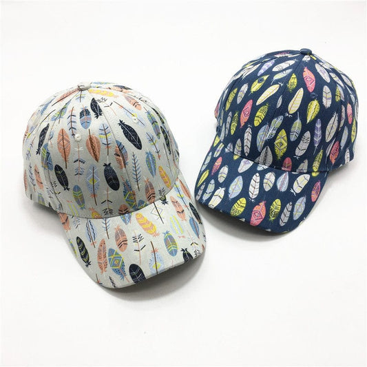 Premium Women's Fashion Leaf Print Baseball Cap - 0 from Empire of LaTz - Only £2.65! Explore at Empire of LaTz