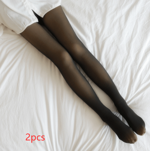 Premium Fake Translucent Plus Size Leggings Fleece Lined Tights Fall And Winter Warm Fleece Pantyhose Women Fleece Lined Pantyhose Thermal Winter Tights -  from Empire of LaTz - Only £2! Explore at Empire of LaTz