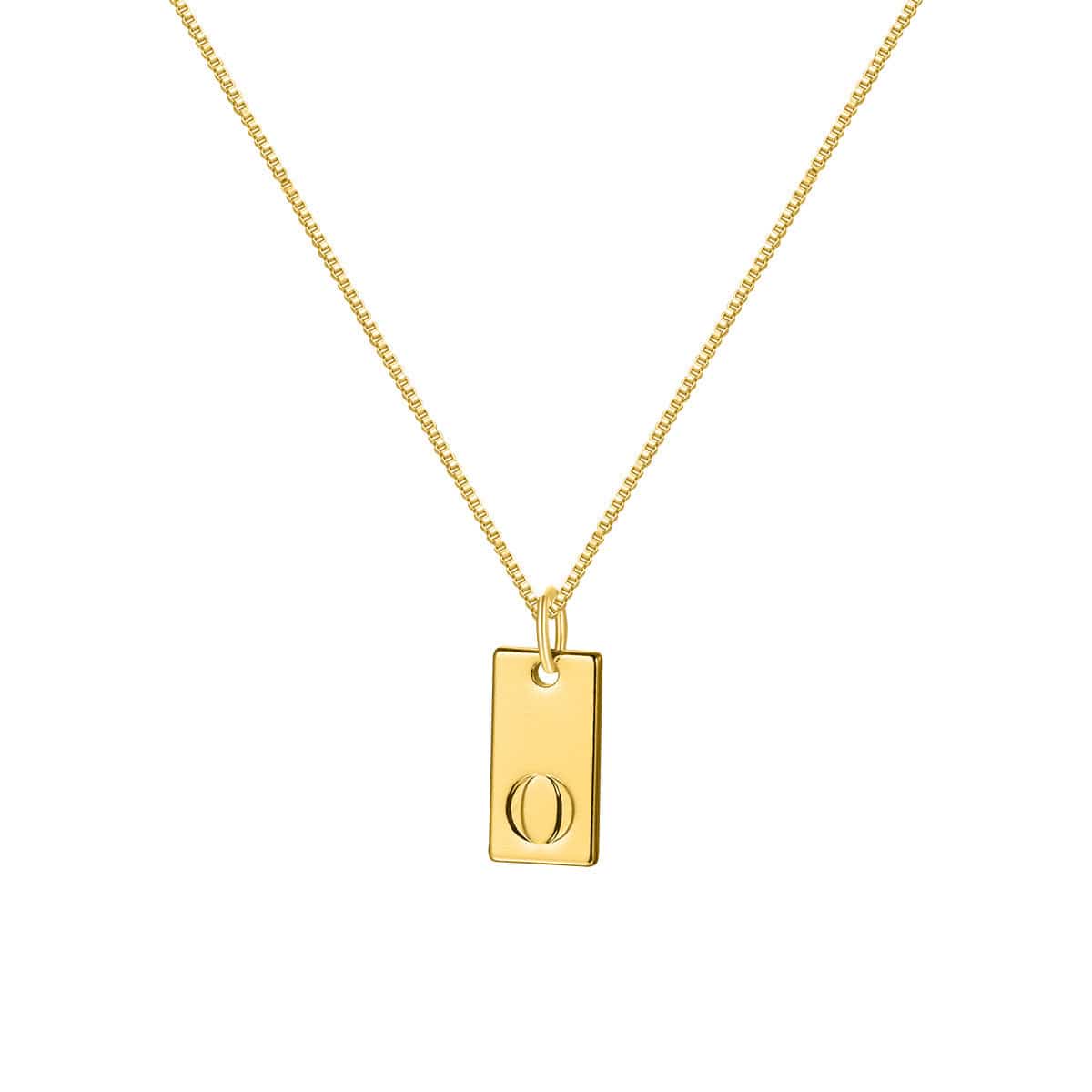 Premium English Letter Necklace Creative Box Chain English Letter Square Pendant Clavicle Chain -  from Empire of LaTz - Only £10! Explore at Empire of LaTz