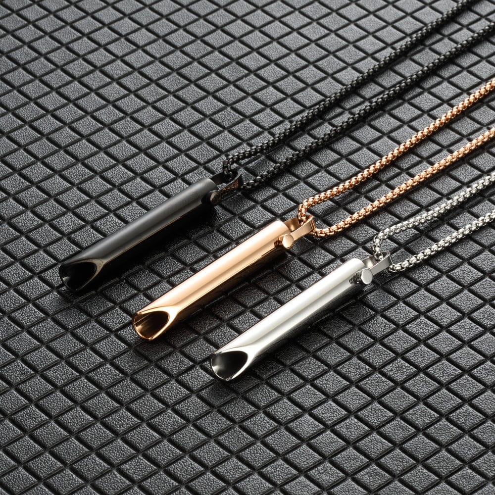 Premium Adjustable Breathing Relieve Pressure Ornament Stainless Steel Decompression Necklace -  from Empire of LaTz - Only £8! Explore at Empire of LaTz