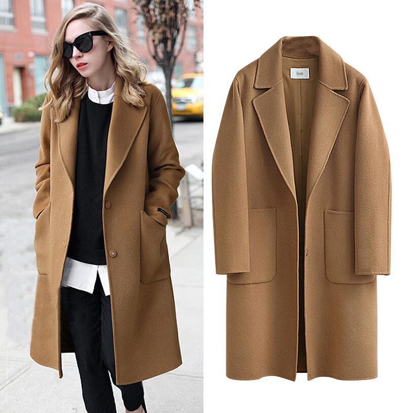 Empire of LaTz Autumn And Winter Reversible Woolen Coat Women