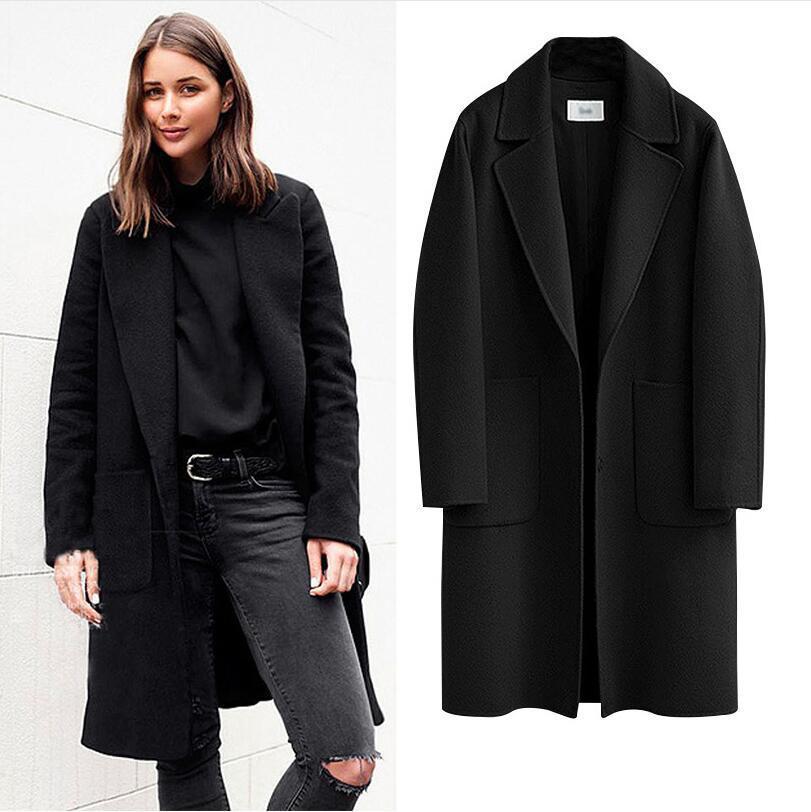 Empire of LaTz Autumn And Winter Reversible Woolen Coat Women