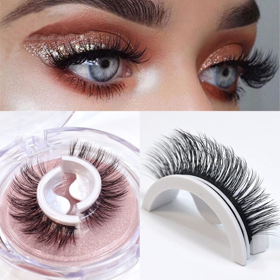 Premium Self-adhesive Reusable Glue-free Eye Lashes With Natural Curl - Beauty Products from Empire of LaTz - Only £15.99! Explore at Empire of LaTz