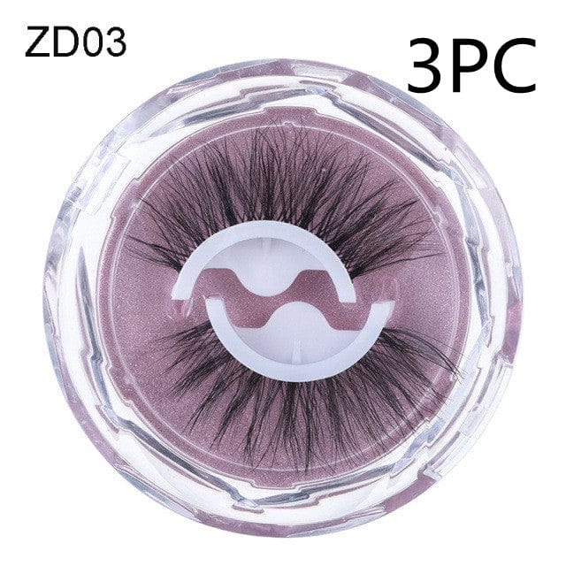 Premium Self-adhesive Reusable Glue-free Eye Lashes With Natural Curl - Beauty Products from Empire of LaTz - Only £15.99! Explore at Empire of LaTz