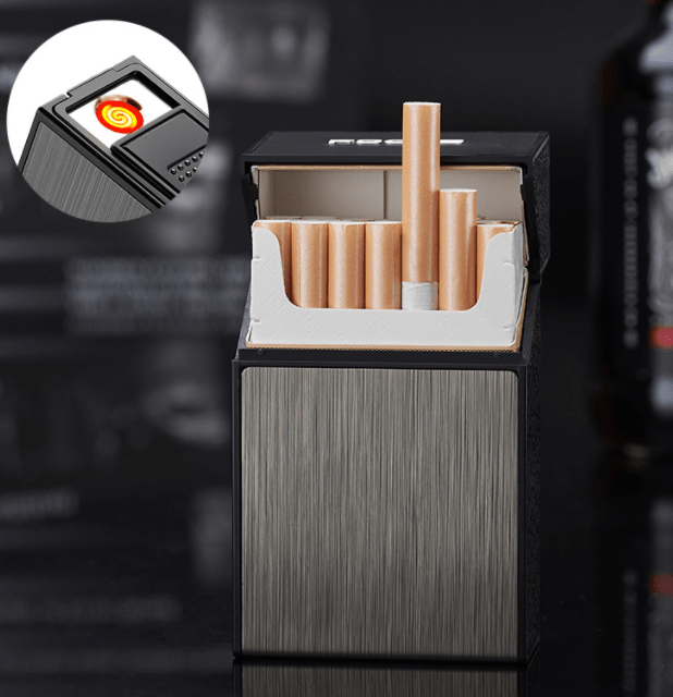 Premium Cigarette Case Two In One Electronic Lighter -  from Empire of LaTz - Only £15! Explore at Empire of LaTz