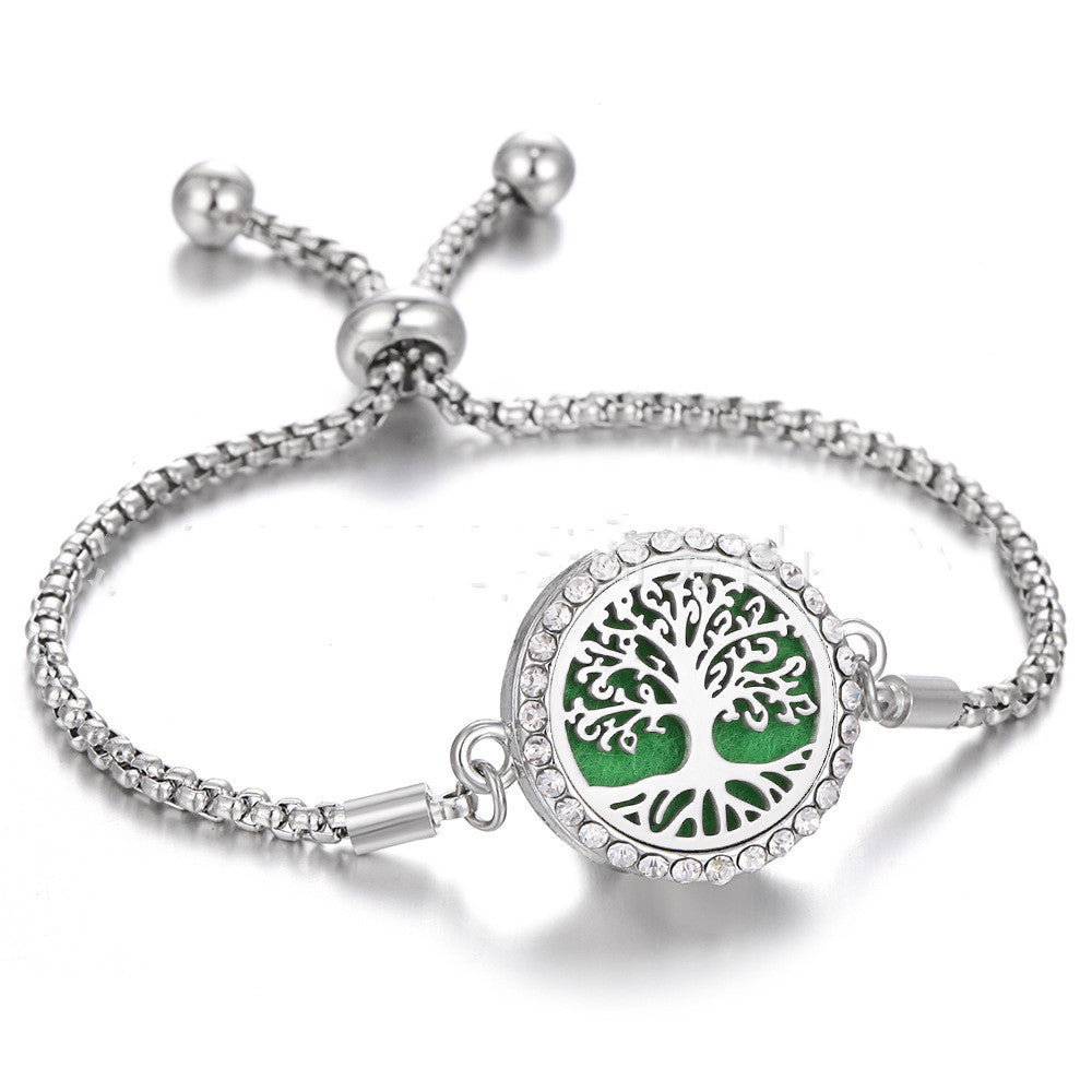 Premium Hollow Stainless Steel Adjustable Aromatherapy Bracelet Jewelry - Bracelet from Empire of LaTz - Only £4.98! Explore at Empire of LaTz