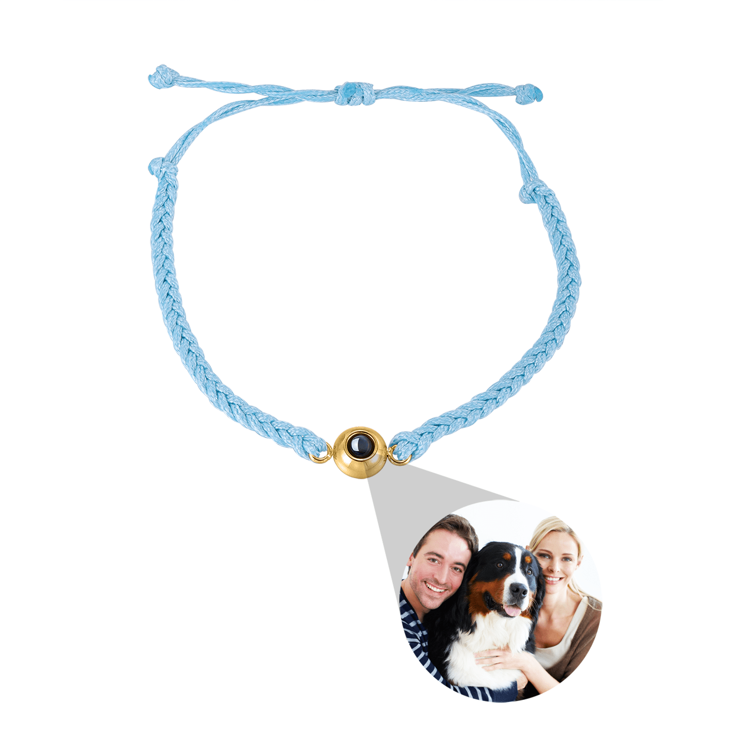 Premium Creative Customized Color Photo Projection Bracelet Hand Woven Lovers Personality Jewelry For Men And Women Valentine's Day Gift - Bracelet from Empire of LaTz - Only £36.76! Explore at Empire of LaTz