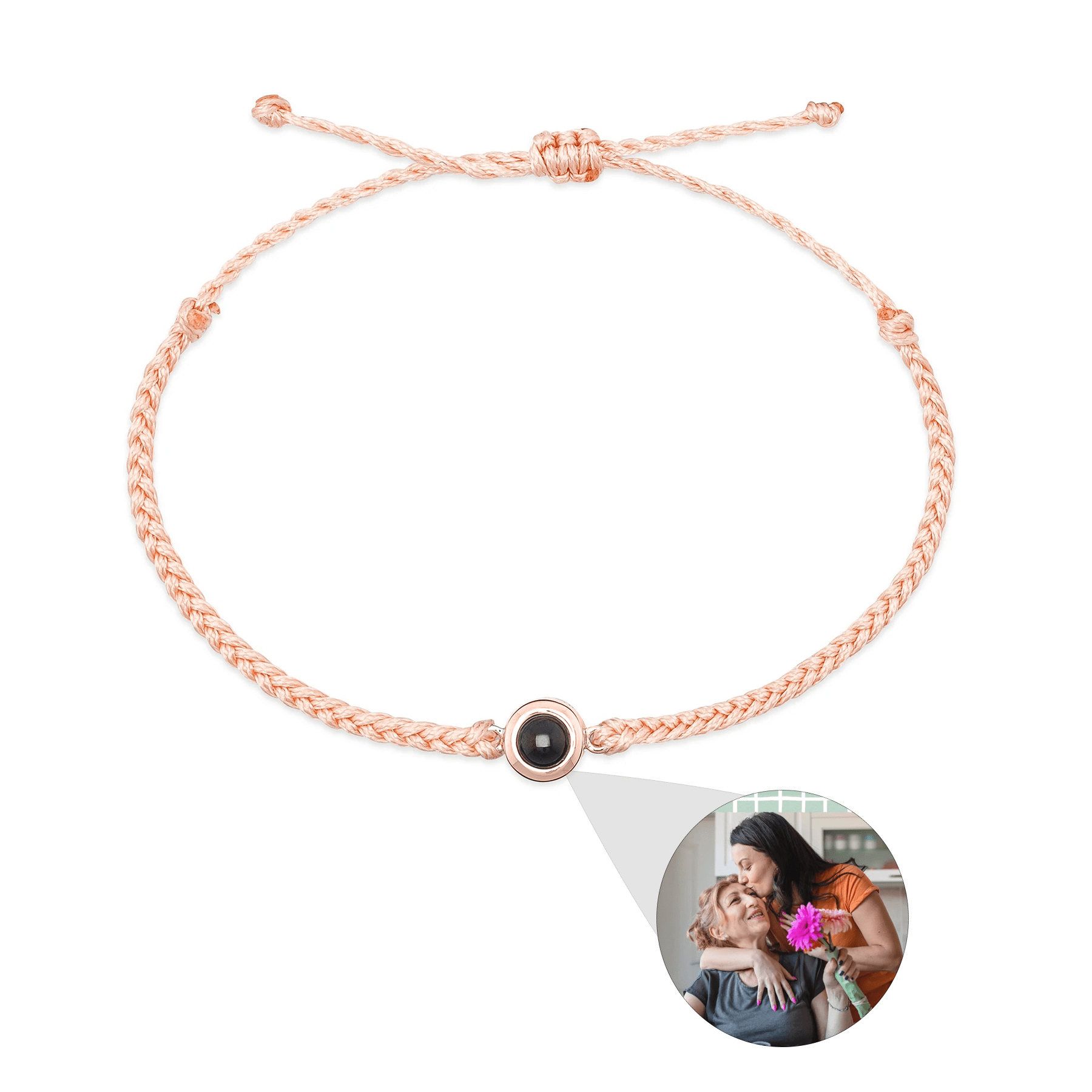 Premium Creative Customized Color Photo Projection Bracelet Hand Woven Lovers Personality Jewelry For Men And Women Valentine's Day Gift - Bracelet from Empire of LaTz - Only £36.76! Explore at Empire of LaTz