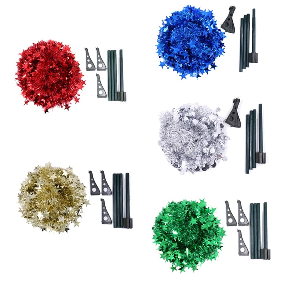 Premium Artificial Tinsel Pop Up Christmas Tree with Stand Gorgeous Collapsible Artificial Christmas Tree for Christmas Decorations - Christmas Decoration from Empire of LaTz - Only £25.50! Explore at Empire of LaTz