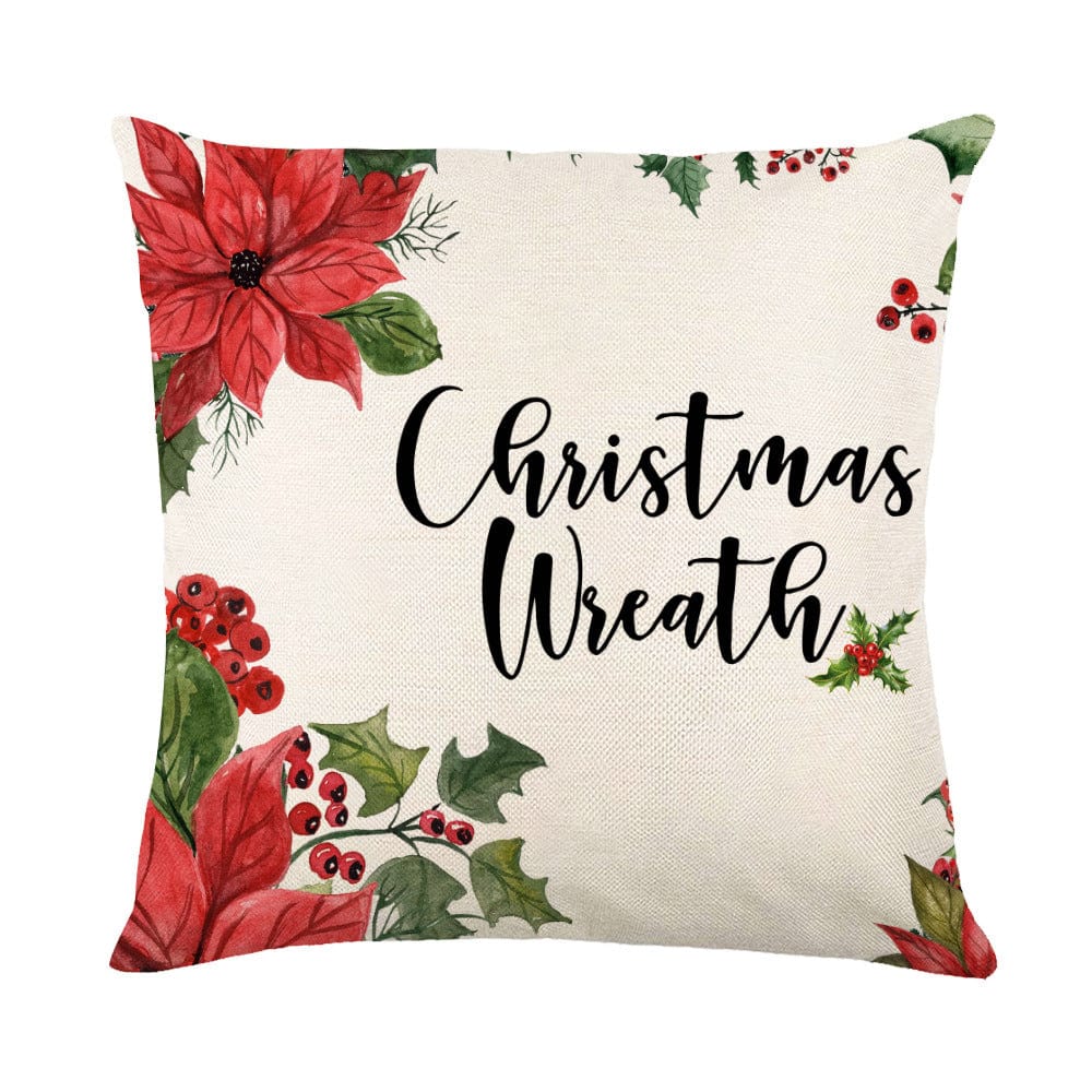 Premium Christmas Decorations Pillow Covers Sofa Square Throw Pillow Cases Stamping Snowflake Waist Cushion Cover Home Bed Decor - Christmas Decoration from Empire of LaTz - Only £7.15! Explore at Empire of LaTz