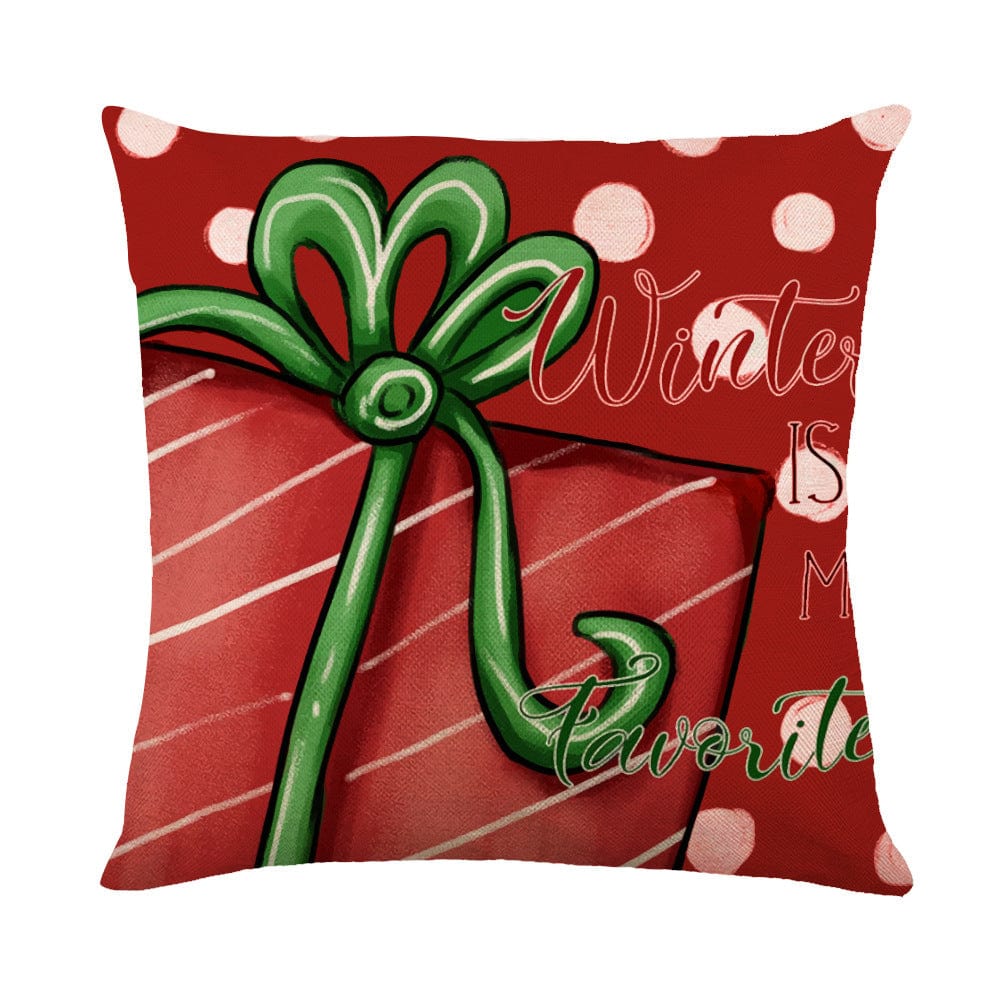 Premium Christmas Decorations Pillow Covers Sofa Square Throw Pillow Cases Stamping Snowflake Waist Cushion Cover Home Bed Decor - Christmas Decoration from Empire of LaTz - Only £7.15! Explore at Empire of LaTz