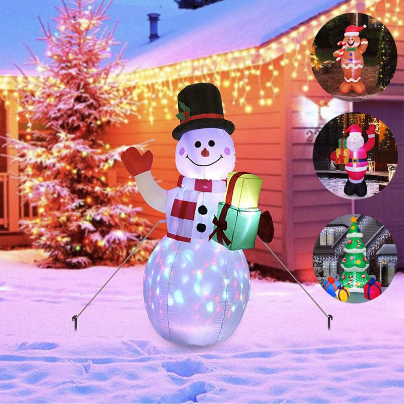 Premium Christmas LED Lights Glowing Santa Tree Snowman Inflatable Doll Outdoor Yard Garden Decor - Christmas Decoration from Empire of LaTz - Only £20! Explore at Empire of LaTz