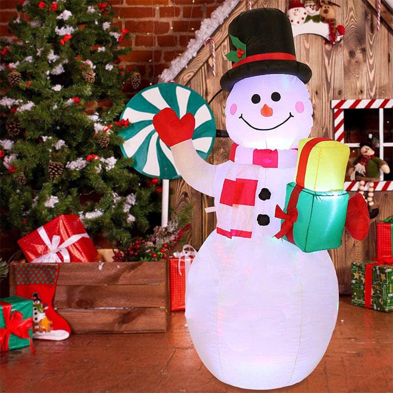 Premium Christmas LED Lights Glowing Santa Tree Snowman Inflatable Doll Outdoor Yard Garden Decor - Christmas Decoration from Empire of LaTz - Only £20! Explore at Empire of LaTz