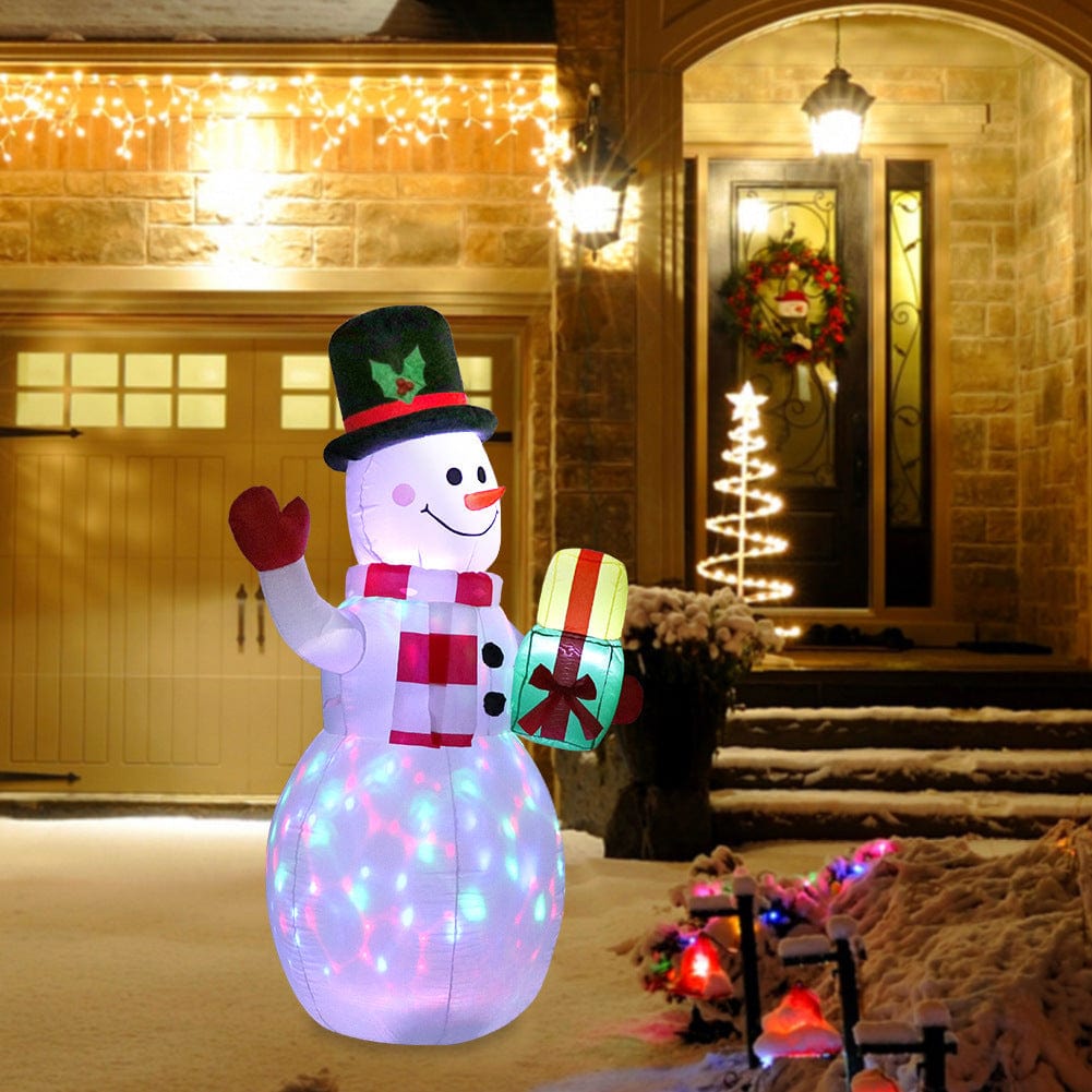 Premium Christmas LED Lights Glowing Santa Tree Snowman Inflatable Doll Outdoor Yard Garden Decor - Christmas Decoration from Empire of LaTz - Only £20! Explore at Empire of LaTz