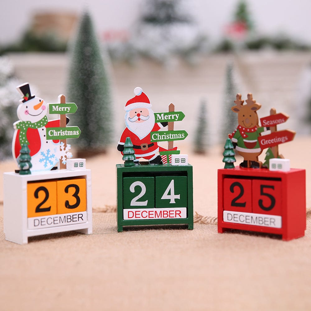 Premium Christmas wooden calendar decorations - Christmas Decoration from Empire of LaTz - Only £7! Explore at Empire of LaTz