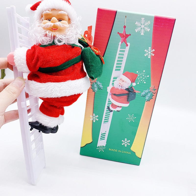 Premium Electric Santa Claus Climbing Ladder Plastic - Christmas Decoration from Empire of LaTz - Only £19.15! Explore at Empire of LaTz