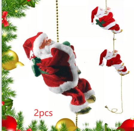 Premium Electric Santa Claus Climbing Ladder Plastic - Christmas Decoration from Empire of LaTz - Only £19.15! Explore at Empire of LaTz