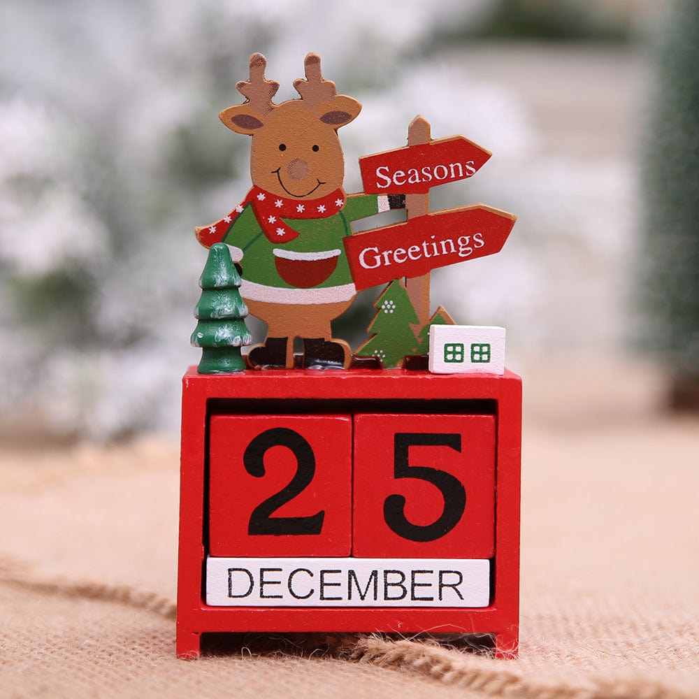 Premium Christmas wooden calendar decorations - Christmas Decoration from Empire of LaTz - Only £7! Explore at Empire of LaTz