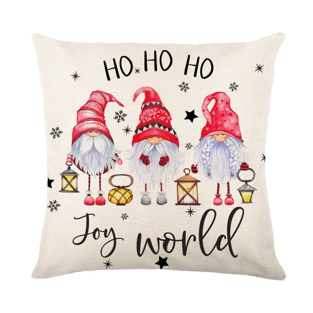 Premium Christmas Decorations Pillow Covers Sofa Square Throw Pillow Cases Stamping Snowflake Waist Cushion Cover Home Bed Decor - Christmas Decoration from Empire of LaTz - Only £7.15! Explore at Empire of LaTz