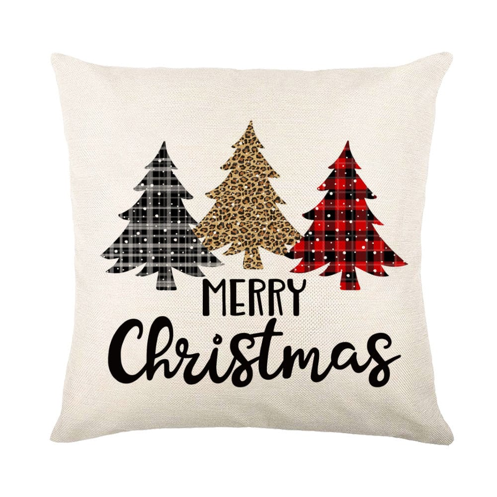 Premium Christmas Decorations Pillow Covers Sofa Square Throw Pillow Cases Stamping Snowflake Waist Cushion Cover Home Bed Decor - Christmas Decoration from Empire of LaTz - Only £7.15! Explore at Empire of LaTz