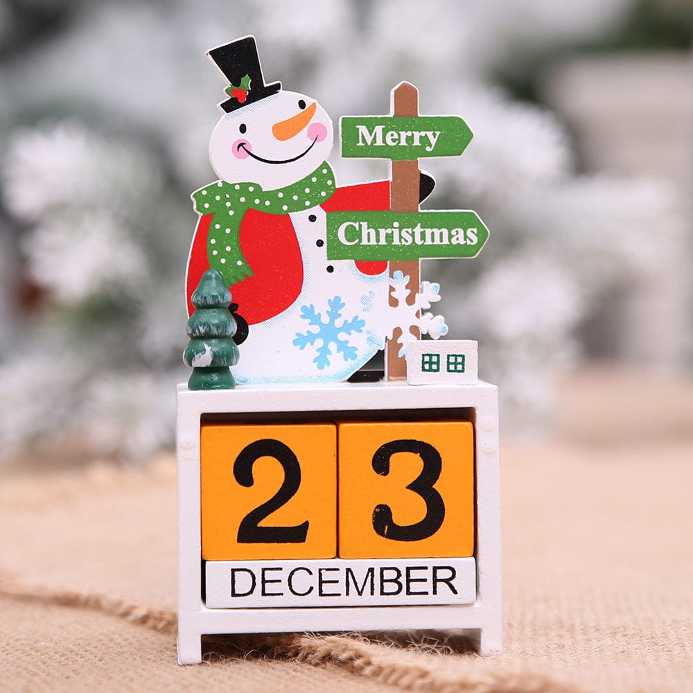 Premium Christmas wooden calendar decorations - Christmas Decoration from Empire of LaTz - Only £7! Explore at Empire of LaTz