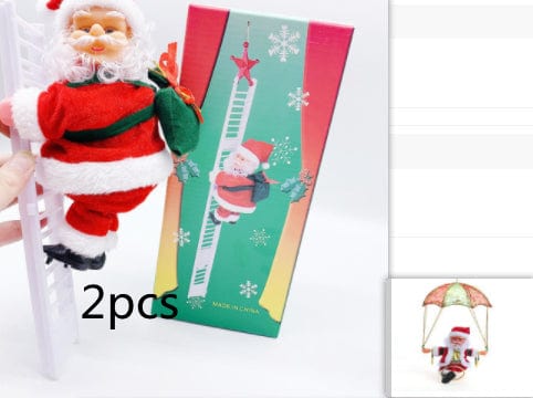 Premium Electric Santa Claus Climbing Ladder Plastic - Christmas Decoration from Empire of LaTz - Only £19.15! Explore at Empire of LaTz