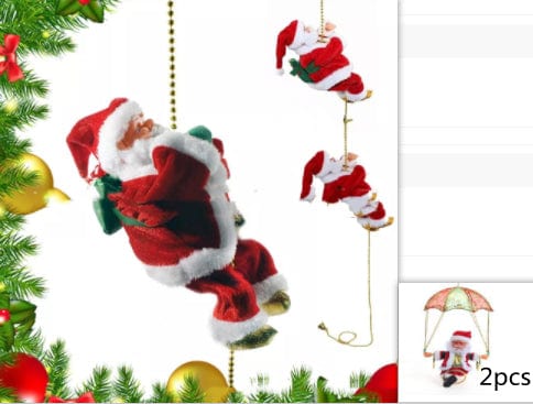 Premium Electric Santa Claus Climbing Ladder Plastic - Christmas Decoration from Empire of LaTz - Only £19.15! Explore at Empire of LaTz