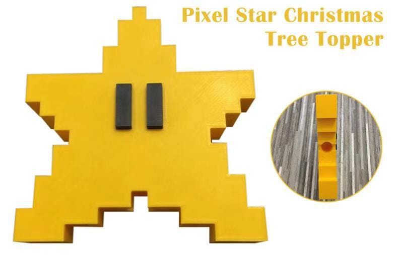 Premium Christmas tree pixel starfish decoration - Christmas Decoration from Empire of LaTz - Only £9! Explore at Empire of LaTz